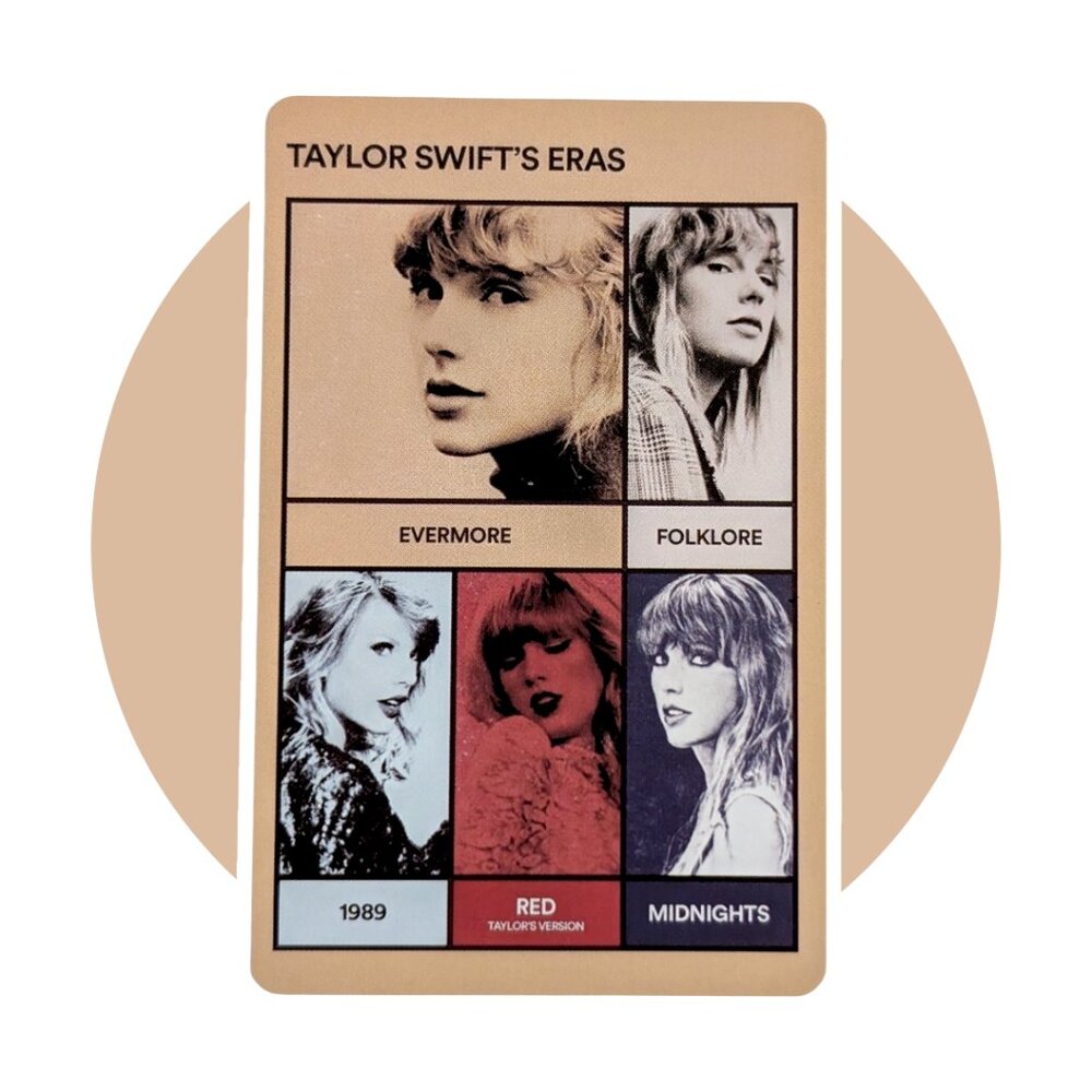 Taylor Swift The Eras Tour Photo Art Trading Card (WW139): Evermore, 3.25 in.